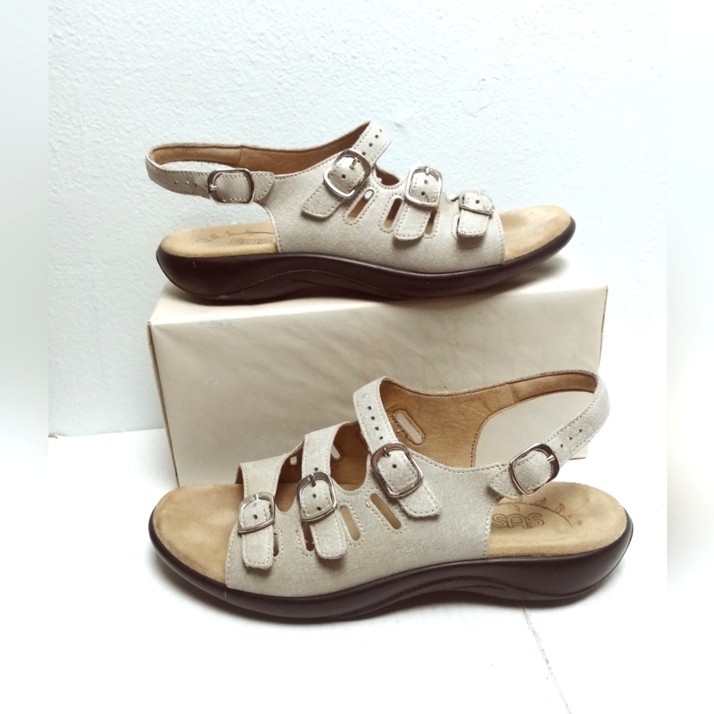 SAS Mystic Web 9 Narrow Slingback Sandal with Adjustable Straps